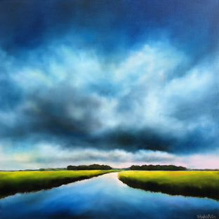 Blue Clouds Marsh by Nancy Hughes Miller |  Artwork Main Image 