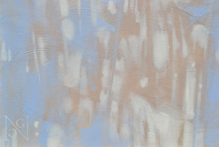 Original art for sale at UGallery.com | Blue Echo by Natalie George | $1,650 | mixed media artwork | 30' h x 30' w | photo 4