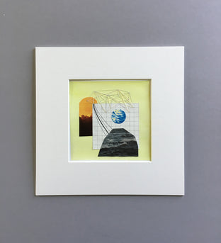 Original art for sale at UGallery.com | Blue by John Gardner | $375 | mixed media artwork | 10' h x 10' w | photo 3
