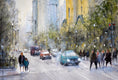 Original art for sale at UGallery.com | Blue Kind of Day by Judy Mudd | $625 | watercolor painting | 14' h x 10' w | thumbnail 1