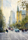 Original art for sale at UGallery.com | Blue Kind of Day by Judy Mudd | $625 | watercolor painting | 14' h x 10' w | thumbnail 4