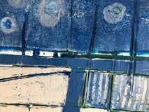 Original art for sale at UGallery.com | Blue Landscape II by Pat Forbes | $1,400 | acrylic painting | 24' h x 36' w | thumbnail 4