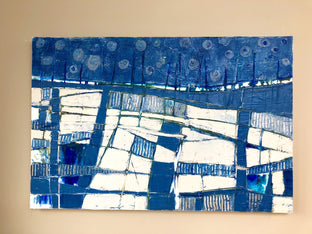 Blue Landscape II by Pat Forbes |  Context View of Artwork 