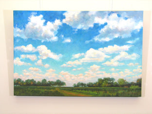 Original art for sale at UGallery.com | Blue Skies Smiling by Suzanne Massion | $1,225 | oil painting | 24' h x 36' w | photo 3