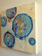 Original art for sale at UGallery.com | Blue Tuesday by Cynthia Ligeros | $475 | oil painting | 12' h x 12' w | thumbnail 3