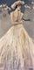 Original art for sale at UGallery.com | Blushing Woman with Bird by Mary Pratt | $2,525 | oil painting | 48' h x 24' w | thumbnail 1