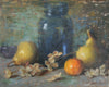 Original art for sale at UGallery.com | Blue Glass Jar by Lisa Nielsen | $600 | oil painting | 11' h x 14' w | thumbnail 1