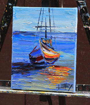 Original art for sale at UGallery.com | Time Standing Still by Lisa Elley | $350 | oil painting | 10' h x 8' w | photo 2