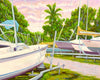 Original art for sale at UGallery.com | Sarasota Boat Yard by Fernando Soler | $675 | oil painting | 18' h x 24' w | thumbnail 1