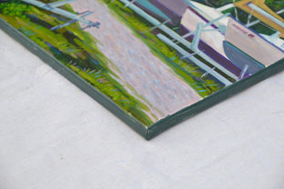 Original art for sale at UGallery.com | Sarasota Boat Yard by Fernando Soler | $675 | oil painting | 18' h x 24' w | photo 4