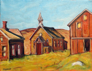 Original art for sale at UGallery.com | Bodie, California by Doug Cosbie | $250 | oil painting | 8' h x 10' w | photo 1