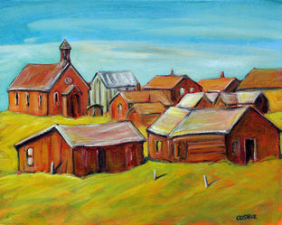 Original art for sale at UGallery.com | Evening, Bodie, California by Doug Cosbie | $300 | oil painting | 8' h x 10' w | photo 1