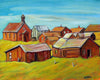 Original art for sale at UGallery.com | Evening, Bodie, California by Doug Cosbie | $300 | oil painting | 8' h x 10' w | thumbnail 1