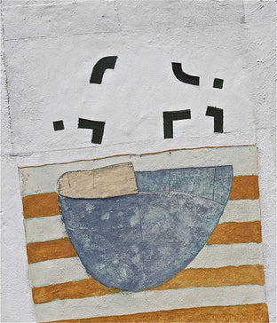 Original art for sale at UGallery.com | Bowl and Cipher by David Felix | $800 | mixed media artwork | 17' h x 14' w | photo 1