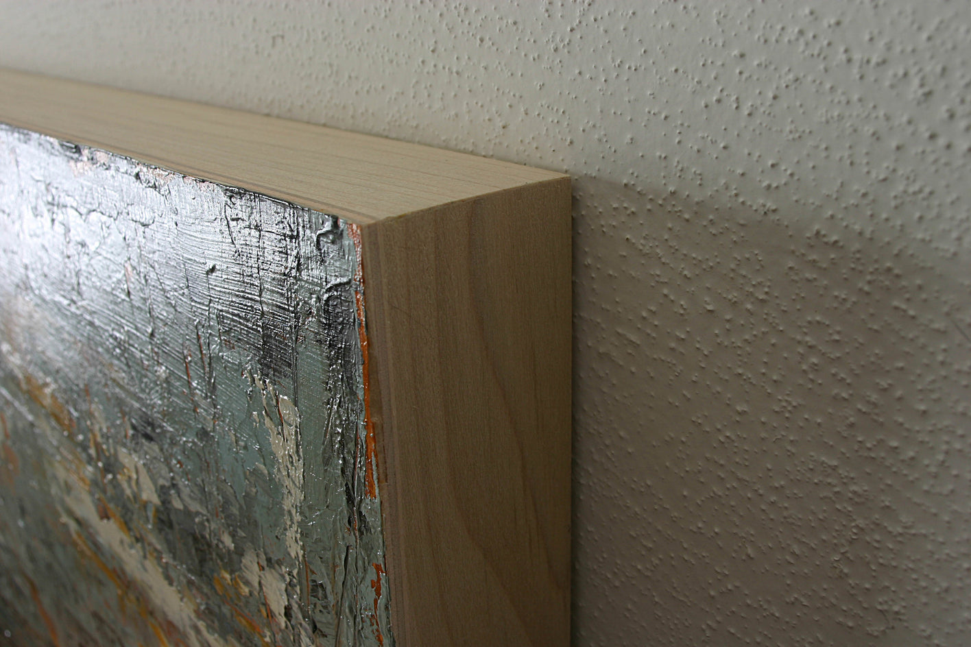 Boxing on the Block All Night by Patricia Oblack |  Side View of Artwork 