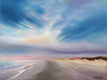 Original art for sale at UGallery.com | Breezy Beach Walk by Nancy Hughes Miller | $350 | oil painting | 9' h x 12' w | thumbnail 1