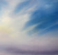Original art for sale at UGallery.com | Breezy Beach Walk by Nancy Hughes Miller | $350 | oil painting | 9' h x 12' w | thumbnail 4
