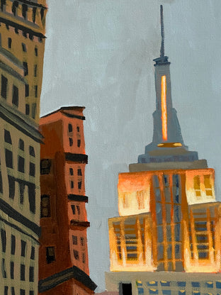 Original art for sale at UGallery.com | Street Scene & Empire State Building by Brian Callaghan | $1,175 | acrylic painting | 30' h x 24' w | photo 4