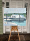 Original art for sale at UGallery.com | Boat Dock by Brian McCarty | $875 | oil painting | 24' h x 30' w | thumbnail 4