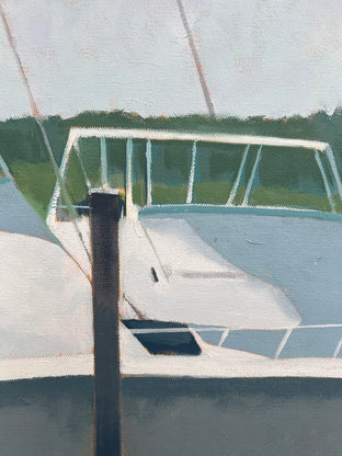 Original art for sale at UGallery.com | Boat Dock by Brian McCarty | $875 | oil painting | 24' h x 30' w | photo 3