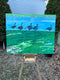 Original art for sale at UGallery.com | Five Geese by Brian McCarty | $675 | oil painting | 24' h x 30' w | thumbnail 3