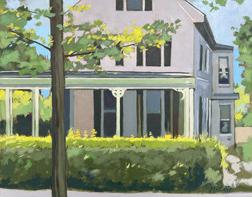 oil painting by Brian McCarty titled Front Porch