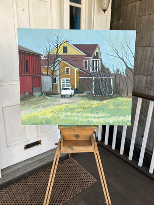 Original art for sale at UGallery.com | House and Barn by Brian McCarty | $700 | oil painting | 20' h x 24' w | photo 3