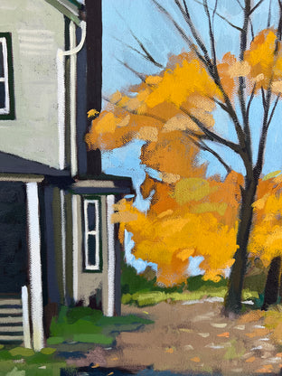 Original art for sale at UGallery.com | House in Fall by Brian McCarty | $1,000 | oil painting | 24' h x 36' w | photo 4