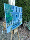 Original art for sale at UGallery.com | House in Snow by Brian McCarty | $550 | oil painting | 20' h x 24' w | thumbnail 2