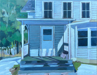 Original art for sale at UGallery.com | House in Snow by Brian McCarty | $550 | oil painting | 20' h x 24' w | photo 1