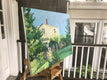 Original art for sale at UGallery.com | House with Gate by Brian McCarty | $575 | oil painting | 22' h x 28' w | thumbnail 2