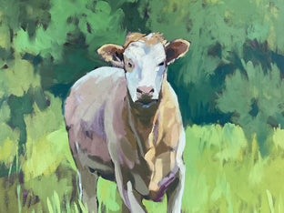 Original art for sale at UGallery.com | One Cow by Brian McCarty | $800 | oil painting | 24' h x 36' w | photo 4