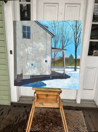 One Window by Brian McCarty |  Side View of Artwork 