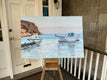 Original art for sale at UGallery.com | Two Boats by Brian McCarty | $800 | oil painting | 24' h x 36' w | thumbnail 3