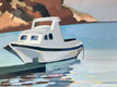 Original art for sale at UGallery.com | Two Boats by Brian McCarty | $800 | oil painting | 24' h x 36' w | thumbnail 4