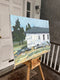 Original art for sale at UGallery.com | White Shed by Brian McCarty | $775 | oil painting | 22' h x 28' w | thumbnail 3