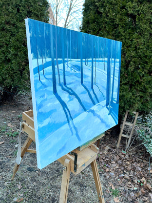 Original art for sale at UGallery.com | Winter Trees by Brian McCarty | $550 | oil painting | 20' h x 24' w | photo 2