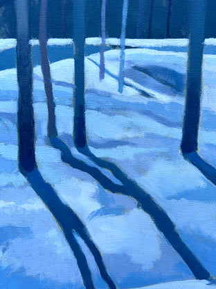 Original art for sale at UGallery.com | Winter Trees by Brian McCarty | $550 | oil painting | 20' h x 24' w | photo 4