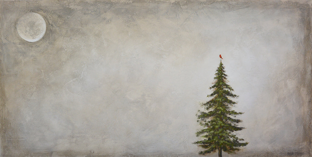 Brighter Days Ahead by Sally Adams |  Side View of Artwork 