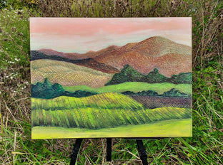 Original art for sale at UGallery.com | Fertile Soil by Brit J Oie | $900 | mixed media artwork | 18' h x 24' w | photo 3