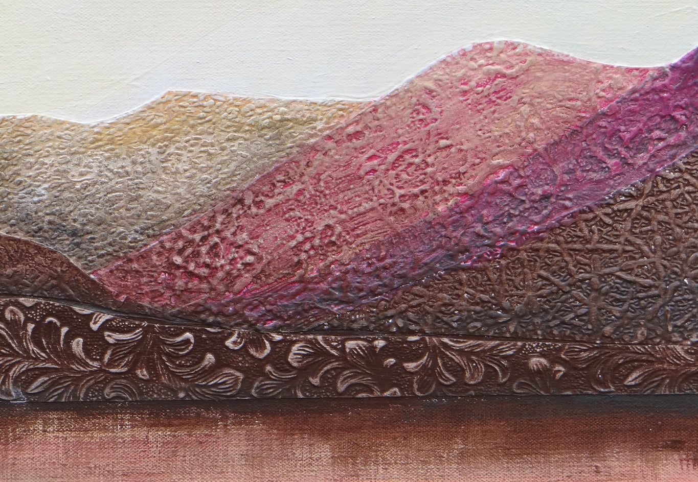 Fall Meditation by Brit J Oie |  Closeup View of Artwork 