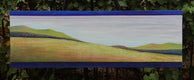 Original art for sale at UGallery.com | Over the Hills by Brit J Oie | $850 | mixed media artwork | 12' h x 36' w | thumbnail 3