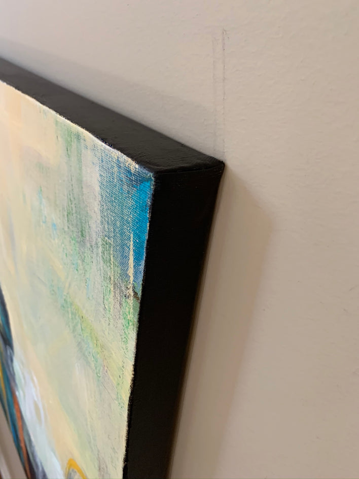 Delicate Matters by Gena Brodie Robbins |  Side View of Artwork 