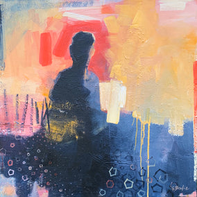 mixed media artwork by Gena Brodie Robbins titled Enchanted