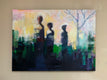 Original art for sale at UGallery.com | Following Closely Behind by Gena Brodie Robbins | $4,200 | oil painting | 36' h x 48' w | thumbnail 3