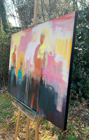 The Unforgettable Day by Gena Brodie Robbins |  Side View of Artwork 
