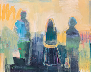 Original art for sale at UGallery.com | The Three of Us by Gena Brodie Robbins | $1,775 | acrylic painting | 24' h x 30' w | photo 1