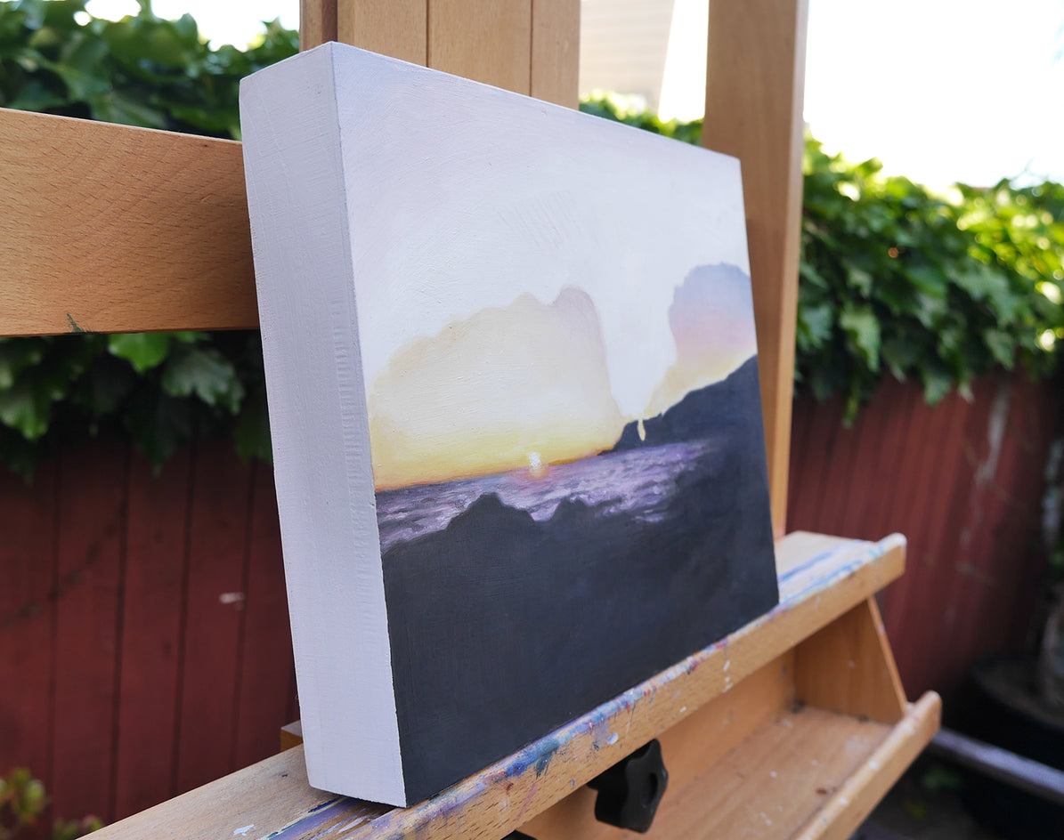 Quiet Weather II by Kristen Brown |  Side View of Artwork 