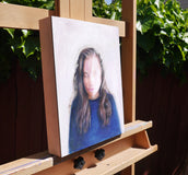 Original art for sale at UGallery.com | Broken Sleep by Kristen Brown | $675 | oil painting | 14' h x 11' w | thumbnail 2