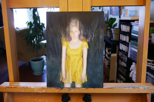 Original art for sale at UGallery.com | Moments Apart by Kristen Brown | $575 | oil painting | 12' h x 9' w | photo 3